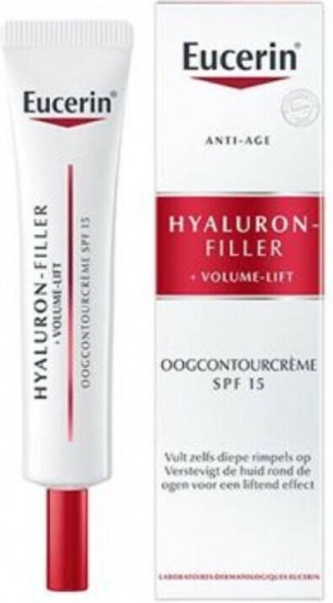 grind Bemiddelaar vermoeidheid Eucerin Hyaluron-Filler + Volume-Lift Oogcontourcrème | bol.com