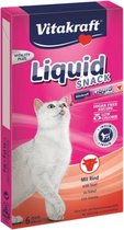 Vitakraft Cat Liquid Rund - Kattensnack - 6 st
