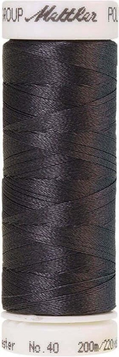 AMANN POLYSHEEN NAAI-BORDUURGAREN, COL 0132 GRIJS, 200M, PER STUK.