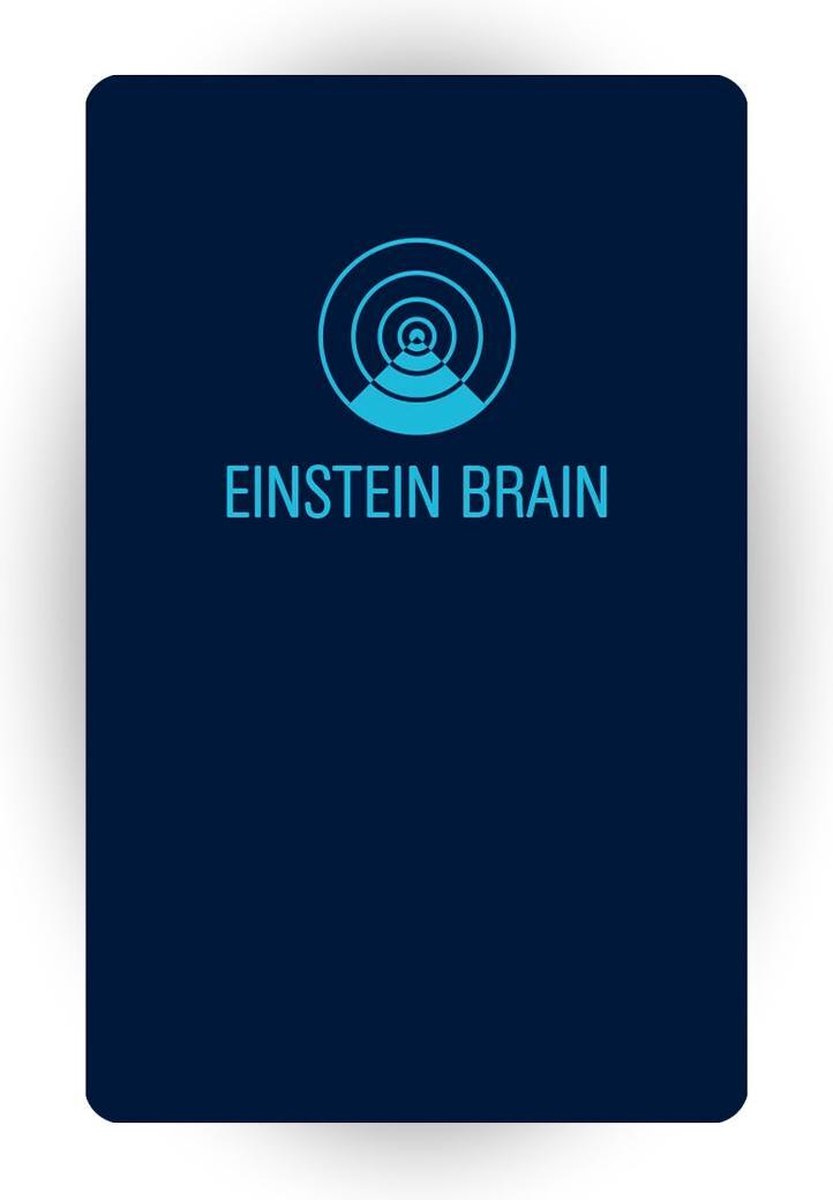 Einstein Brain 5G EMF Anti Straling Bescherming Kaart BLAUW - Maat No size