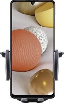 Shop4 - Samsung Galaxy A42 5G Autohouder Verstelbare CD Houder Zwart met Draaiklem Zwart