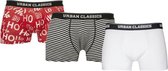 Urban Classics Boxershorts set -XL- 3-Pack Multicolours