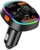 FM Transmitter Bluetooth Draadloze Carkit Voor in de Auto 2021 / MP3 Speler Mobiel / LED Verlichting / Handsfree Bellen in de Auto / Bluetooth / USB 3.0 Auto Lader / 2 USB aansluitingen / Muz
