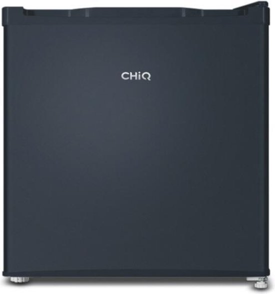 Koelkast: CHiQ mini koelkast FSD46D42 | 46L zwart RVS  | Omkeerbare deuren, van het merk chiq