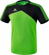 Erima Premium One 2.0 T-Shirt Groen-Zwart-Wit Maat 2XL