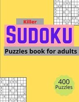 Killer sudoku puzzles book for adults
