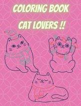 Cat Lover Coloring Book