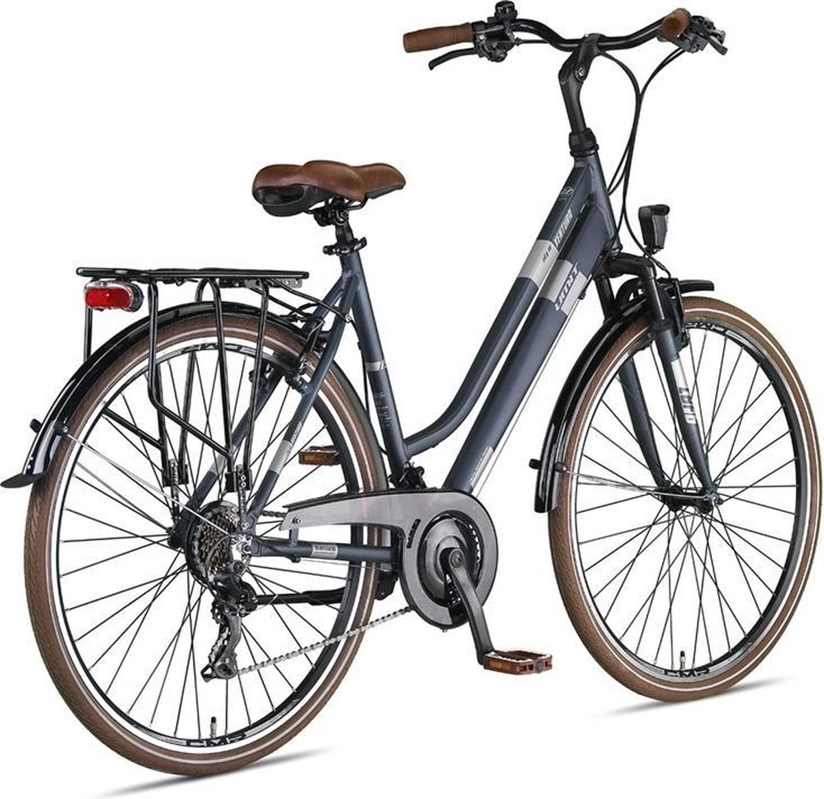 Umit Ventura Damesfiets 28 inch 53 cm Antraciet/Grijs 21v | bol.com
