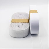 5 METER 3cm Zelfklevend Klittenband – Witte Velcro - 2 x 5 m – 3 cm breed
