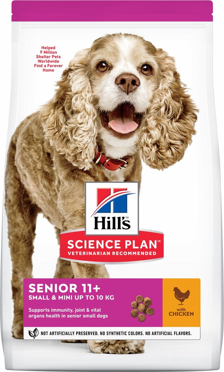 Bol.com Hill'S - canine adult small / miniature senior 11+ aanbieding