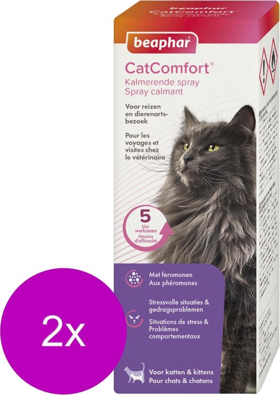 CatComfort - Spray Calmant aux Phéromones pour Chat - 30ml