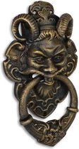 Deurklopper - Gietijzeren Duivel - Bronzen gezicht