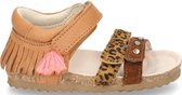 Shoesme Bio Meisjes Sandaal - Cognac Ponyhair - Maat 31