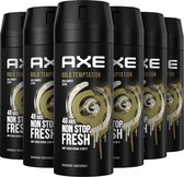 Bol.com Axe Gold Temptation Deodorant Bodyspray - 6 x 150 ml - Voordeelverpakking aanbieding