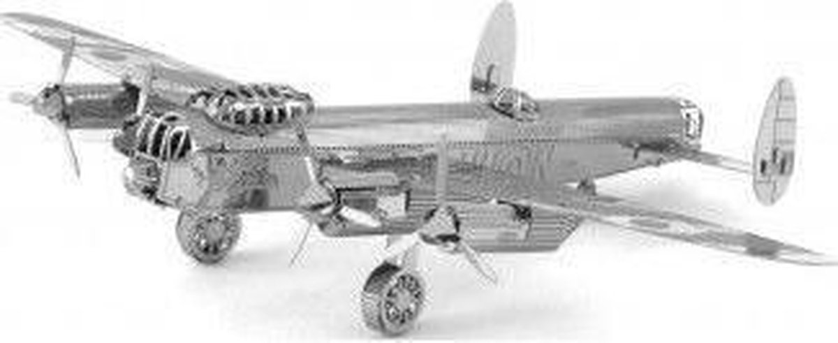 Metal Earth Modelbouw 3D Lancaster bommenvliegtuig - Metaal — afbeelding 4