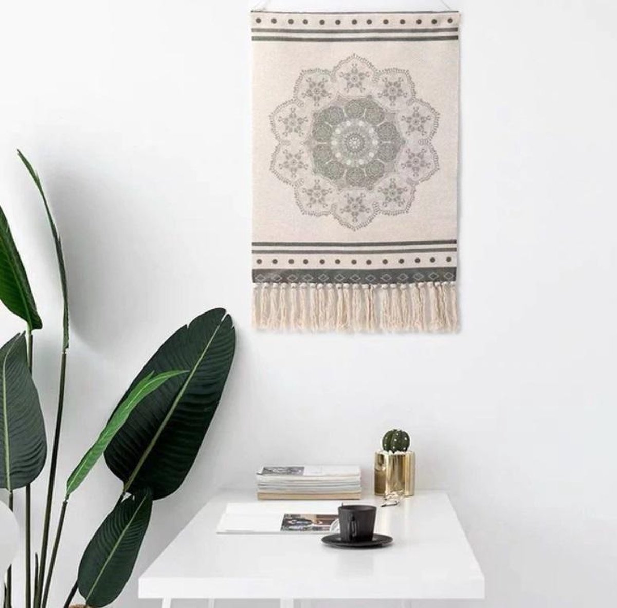 Handgemaakt Macramé Wandkleed | 50cm bij 90cm | Hoogwaardige kwaliteit