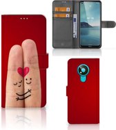 GSM Hoesje Nokia 3.4 Wallet Book Case Cadeau voor Vrouw Liefde