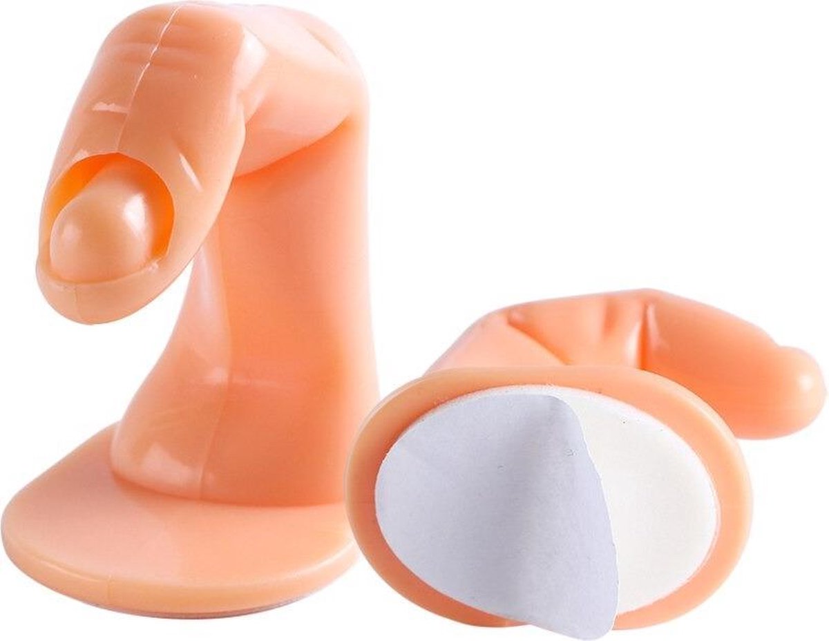 Goedkoopste WiseGoods Nep Vingers voor Nagellak - Oefenvingers voor Nagels - Oefenhand voor Nagels - Nep Vinger voor Acryl - 5 stuks