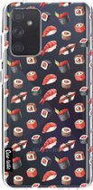 Casetastic Samsung Galaxy A72 (2021) 5G / Galaxy A72 (2021) 4G Hoesje - Softcover Hoesje met Design - All The Sushi Print
