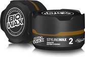 Biowax Aqua Haarwax Professional Black met toegevoegde Keratine/Proteïne - Dé gezonde formule voor het haar - Topkwaliteit Hairwax - Ultra Strong - Kapperskwaliteit - Extra Voordelig
