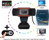 MIFOR® Webcam - 720p HD - Met microfoon en cameracover - Voor Mac en Windows