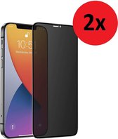 iPhone 12 Pro Max Privacy Screenprotector - 6.7 inch - iPhone 12 Pro Max Privacy Screen protector Tempered Beschermglas 2x