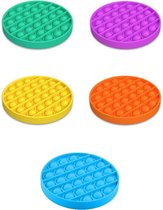 Set van 5 Fidget toys Pop it tiktok – Groen Geel Paars Oranje Blauw - Fidget speelgoed – Pop it fidget toy – Push pop pop bubble - Fidgets – Bolcom Fidget pad - Pop it toy – Pop it game - Pop