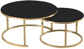 Slide Table - Black gold