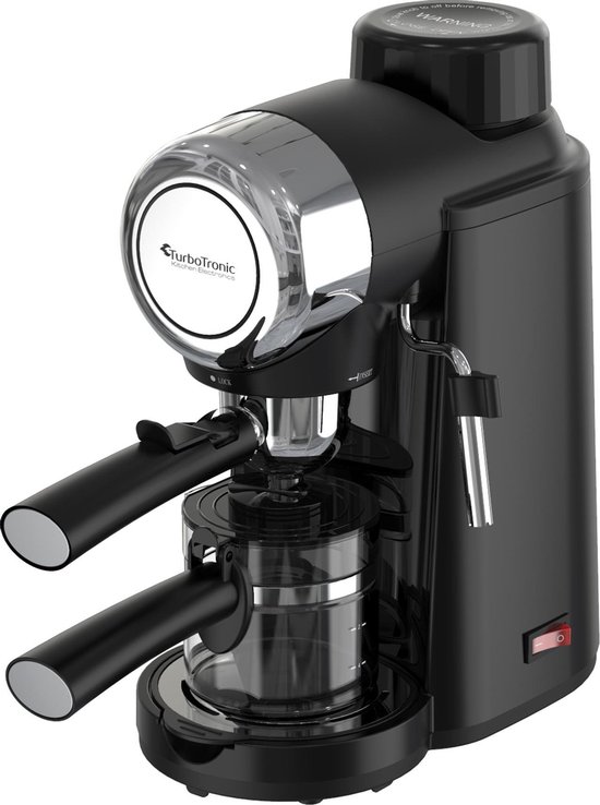 TurboTronic CM24 Pistonmachine - Espressomachine - Zwart