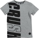 Crush denim grijs jongens t-shirt - Maat 116