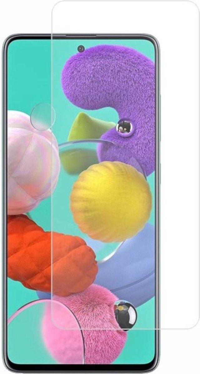 Display Glas Screenprotector Samsung Galaxy A71 - RECHT