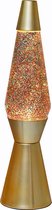 i-total Lavalamp Conisch Voet Goud | Gouden Glitters