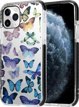 ShieldCase Black Butterflies geschikt voor Apple iPhone 11 Pro hoesje