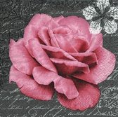 Paper + Design -  servetten -33 x 33 - lunchservetten - Serie Rose of Love