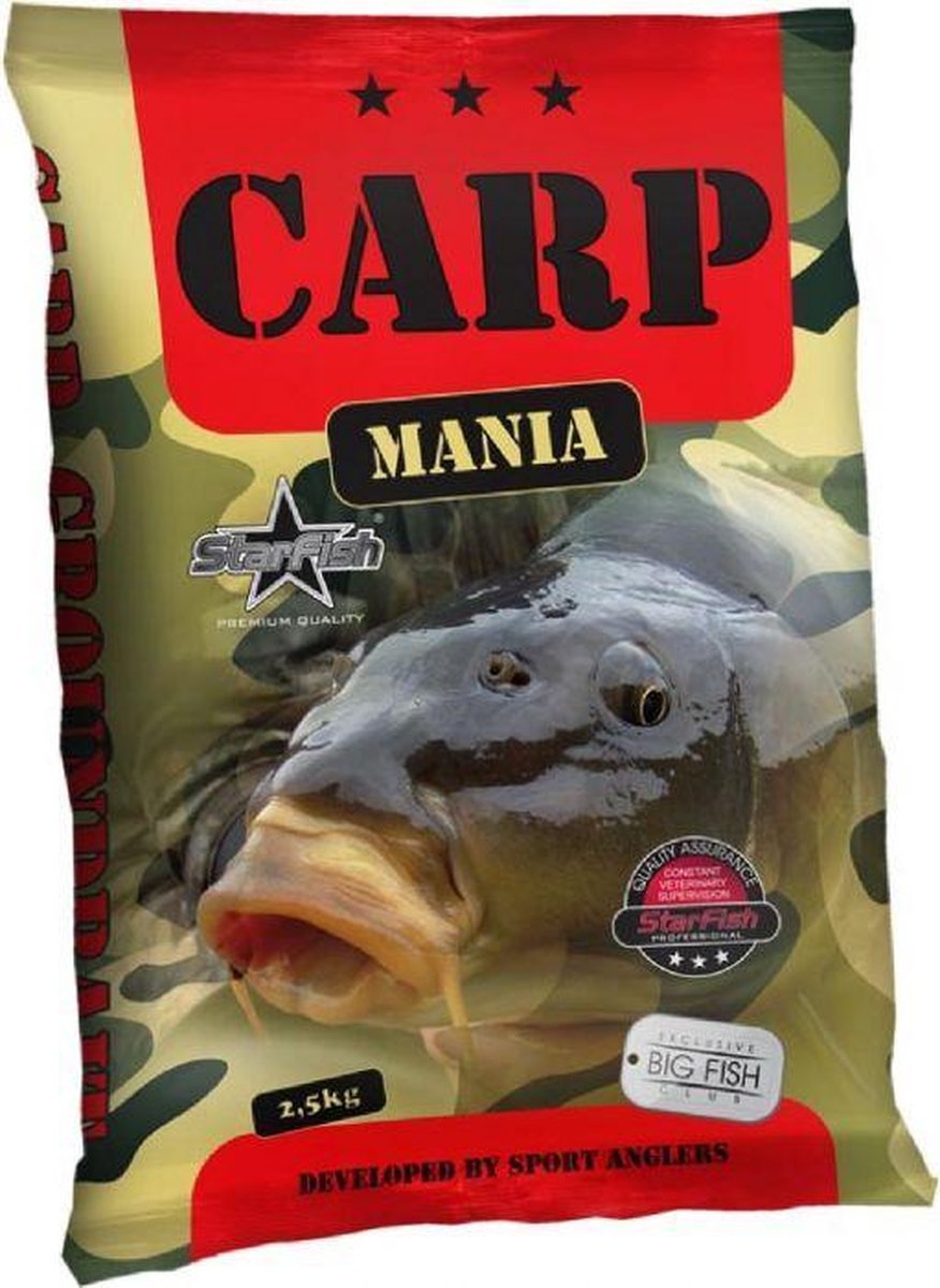 Starfish - Carp mania - Aardbei - 2,5 KG