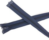 YKK rits, Deelbaar spiraal rits 80 cm Donkerblauw