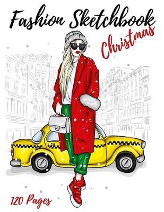 Fashion Sketchbook Christmas - cover