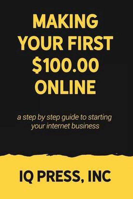 Making your First $100 Online - cover
