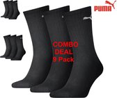 Puma Crew Sportsokken Multipack 12 Paar 43/46 Zwart