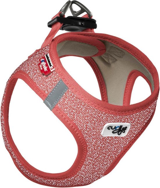 Curli Hondentuigje Merino 28-32 Cm Merinowol Rood