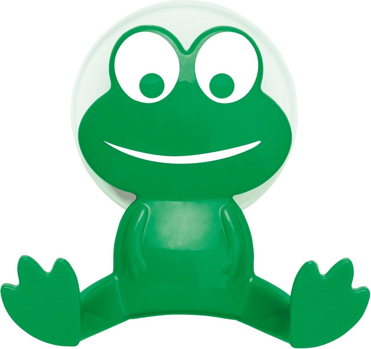 Wenko Zuighaak Frog 9,5 X 9,5 X 4 Cm Abs Groen