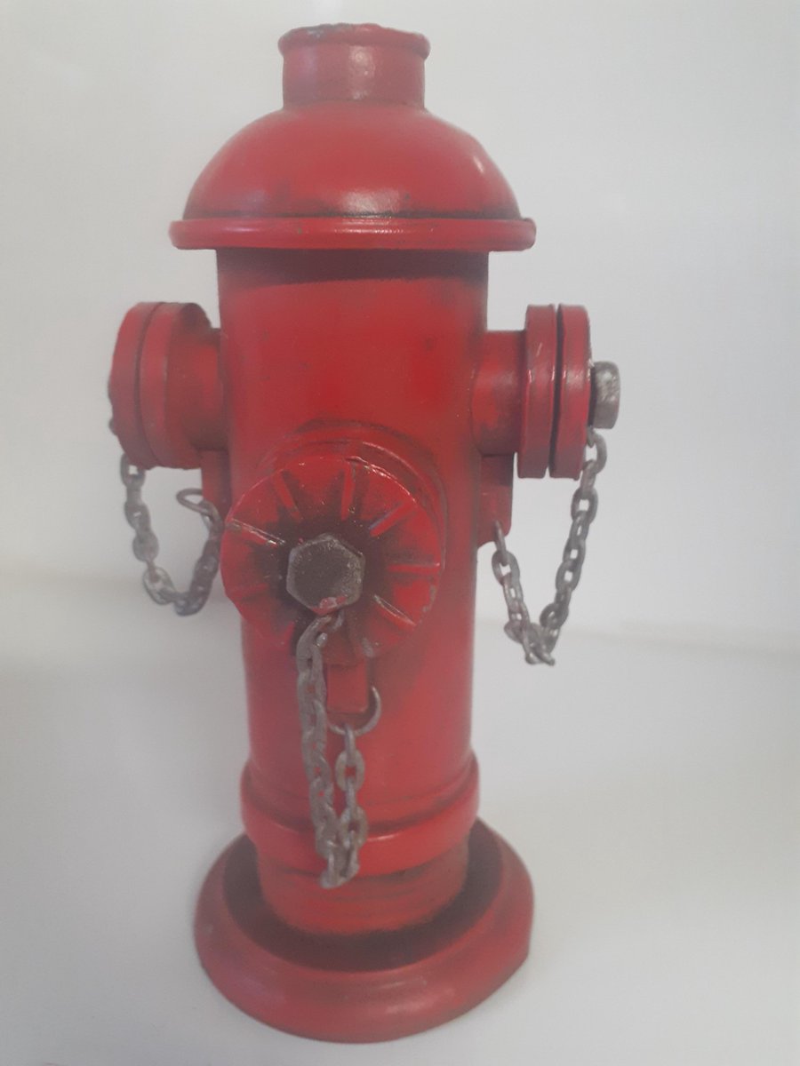 Robinet de pompiers miniature en métal 18x9x9 cm | bol