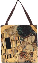Signare Boodschappentas groot - Kunst - Gobelin - Gold Kiss - Gustav Klimt