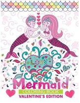 mermaid coloring book valentine's edition