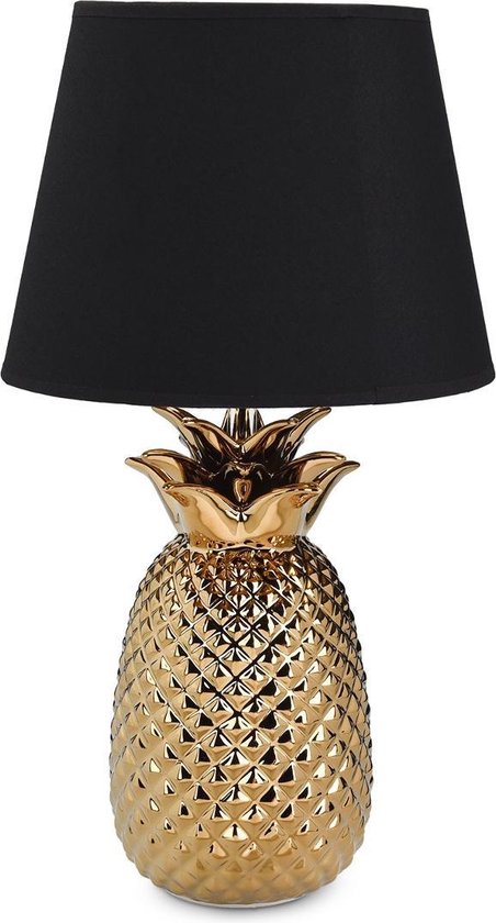 Tafellamp in ananas design - 35 cm hoog - decoratieve keramische lamp voor  nachtkastje... | bol.com