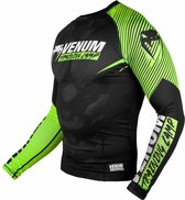 Venum Training Camp 2.0 Rash Guards L/S Zwart Neo Geel Kies uw maat: S