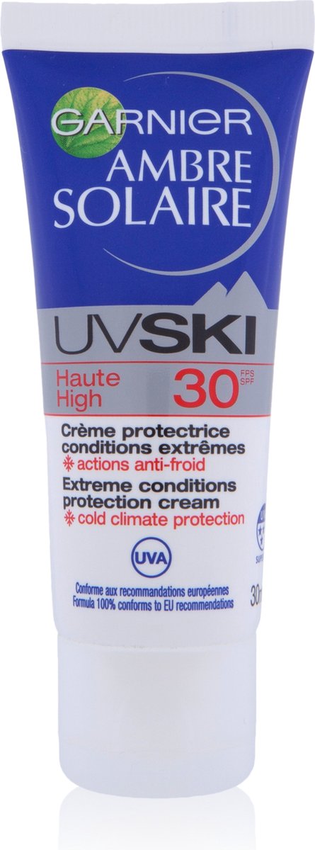 Garnier Ambre Solaire UV Ski Zonnebrandcrème SPF 30 - Zonnebrand in extreme omstandigheden - 30 ml