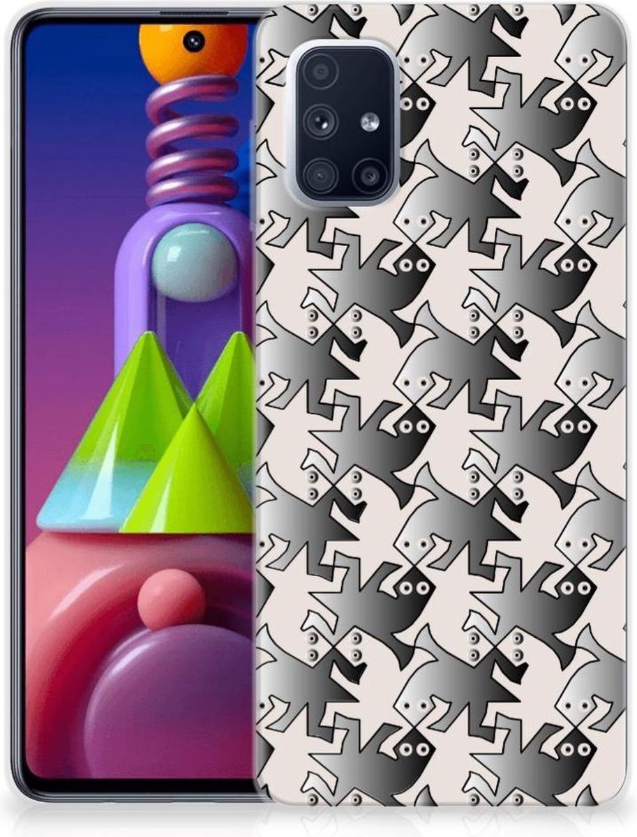 Samsung Galaxy M51 TPU Hoesje Salamander Grey