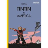 Kuifje - Tintin in America (Yawning) - Engels  Gekleurde versie Moulinsart Hergé