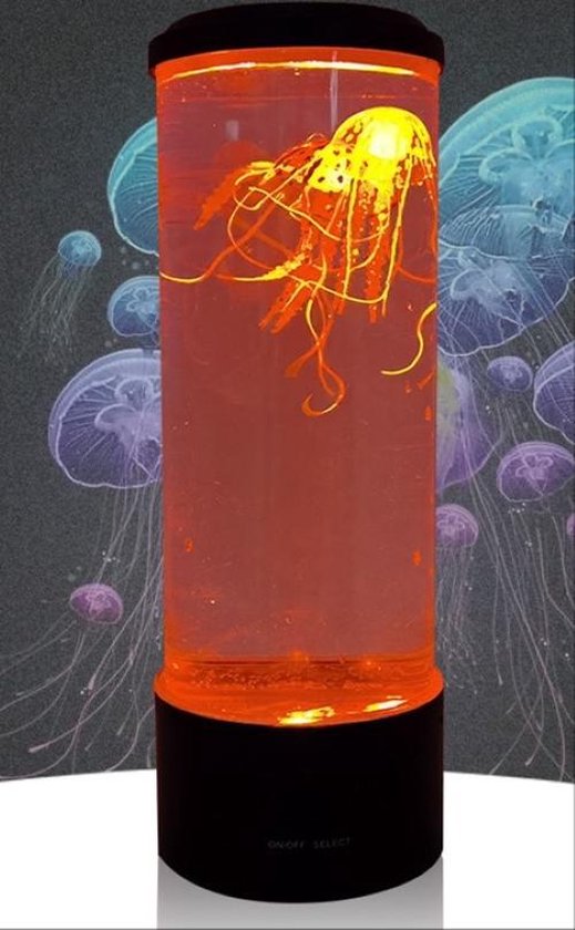 detectie kwaad Doodskaak Apeirom Lavalamp Jellyfish - LED kwallen Lamp - 5 kleuren – Groot -  Kalmerend - USB lader. | bol.com